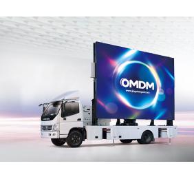 Rotating Mobile LED Display Vehicles