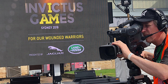 Jingchuan EF-16 LED mobile trailer meet Prince Harry in Sydney “Invictus Game”