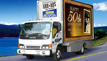 Mobile LED billboard trucks