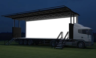 Custom event and exhibition trucks