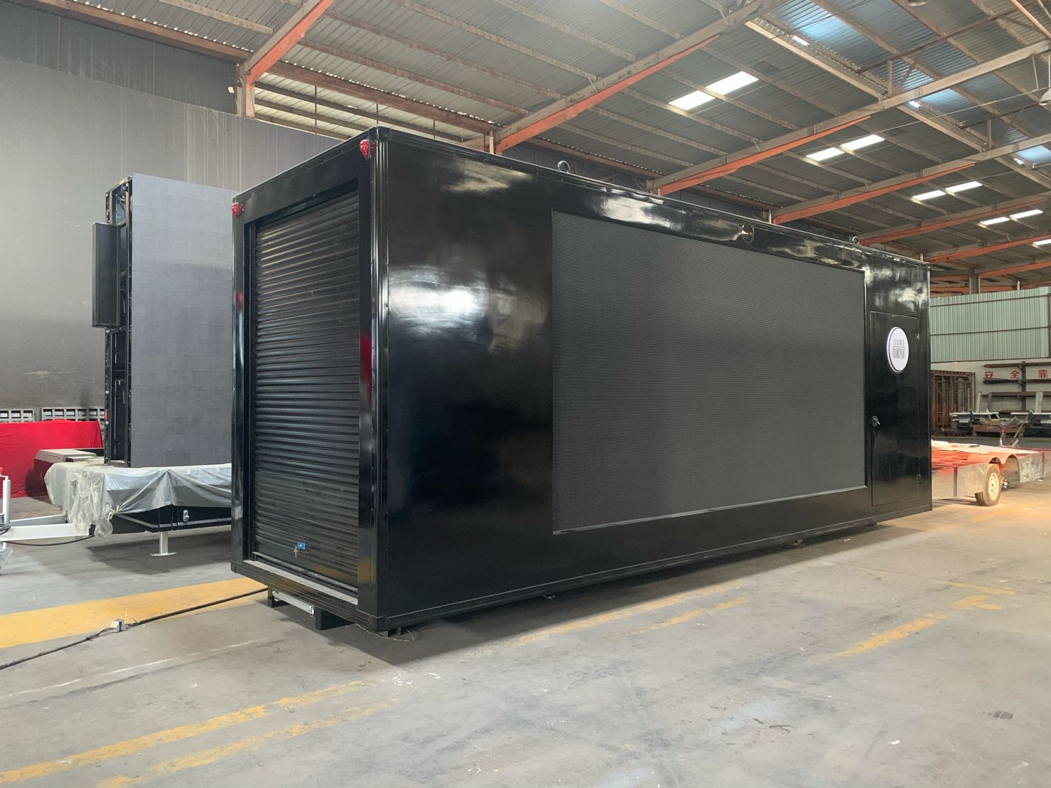 LED truck display cargo box exported to australia