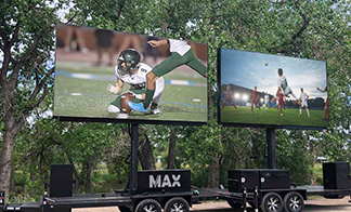 Two in one mobile led display
