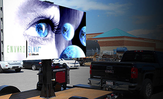 What are the types of available Mobile LED screens?