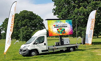 Mobile LED Screens: Advertising on wheels