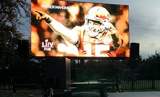 Outdoor mobile led screen