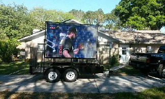 Our LED trailer - and outdoor LED solution