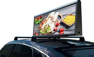 Led screen for car RGB square display