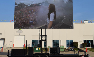 High quality truck mounted screen