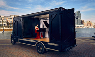 Experiential Roadshows of Van Stage Truck