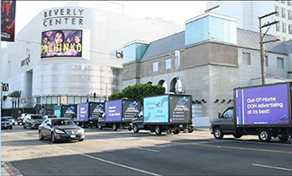 Nationwide led billboard truck