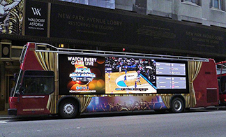 Flexible LED screen bus