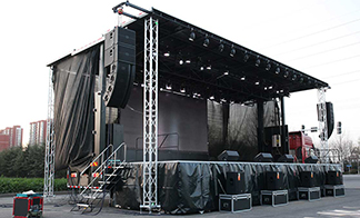 Stage exhibition truck for election