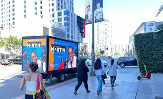 2 Sided LED Advertising Truck