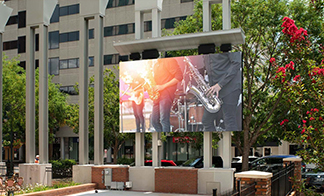 Floor standing outdoor led display board