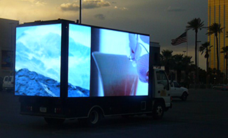 Advertise with mobile LED truck