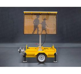 P50 five color indicator VMS trailer for 24/7