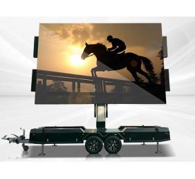 The 22㎡ rotatable LED trailer