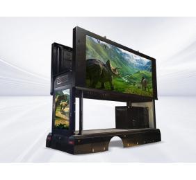 6.6m long 3-sided screen led TRUCK BODY