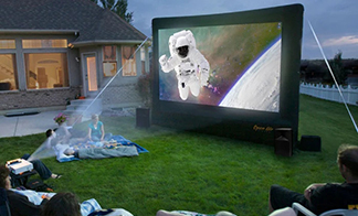 Open Air Cinema Mobile Outdoor Screen