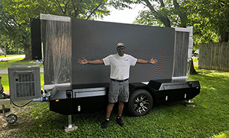 LED trailers shine at the Infocomm show in the USA