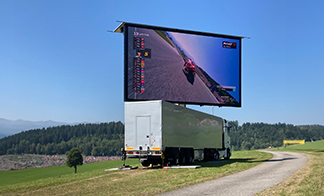 Programmable Messages & Images of LED display truck