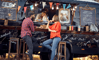 Food Delivery Box Mobile LED Container