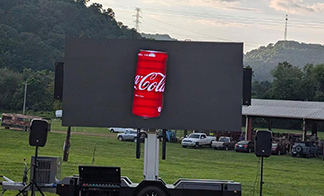 EF8 LED promotional trailer widely used in the US market
