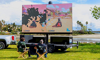 Outdoor LED Screen Container for Advertising