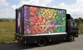 LED truck shine in New Zealand, officially opened a new chapter of operation