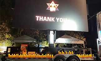 LED trailers shine in 