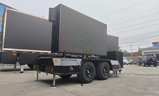 Mobile LED container with side lifts model