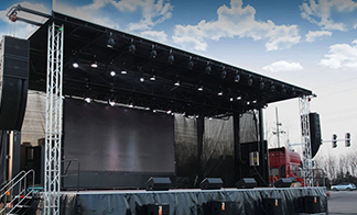 Versatile event mobile stage trucks