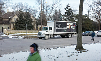 We track mobile billboard recipients in real time