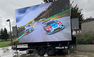Truck Mounted Screen for Dynamic Event Presentations
