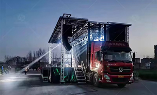 Stage Container Trucks with Integrated Sound and Lighting Systems