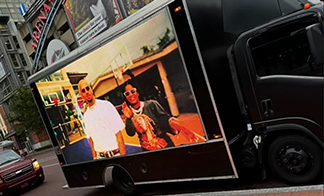 Real-Time Content Optimization on mobile LED billboards